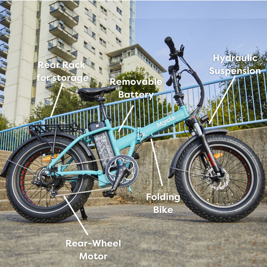 Charge Fat Tyre Folding Electric Bike