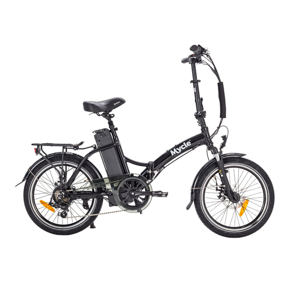 Folding step online through bike