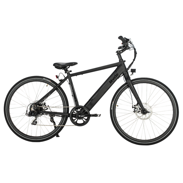 Cadence Hybrid Electric Bike Black at Mycle 